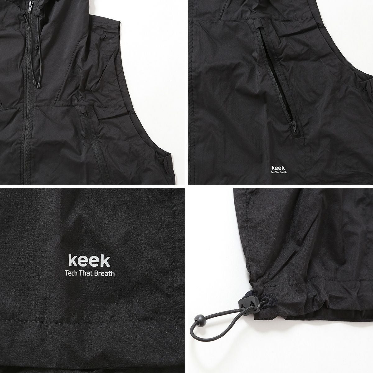 keek キーク ライトウェイトユーティリティベスト｜SUNDAY MOUNTAIN