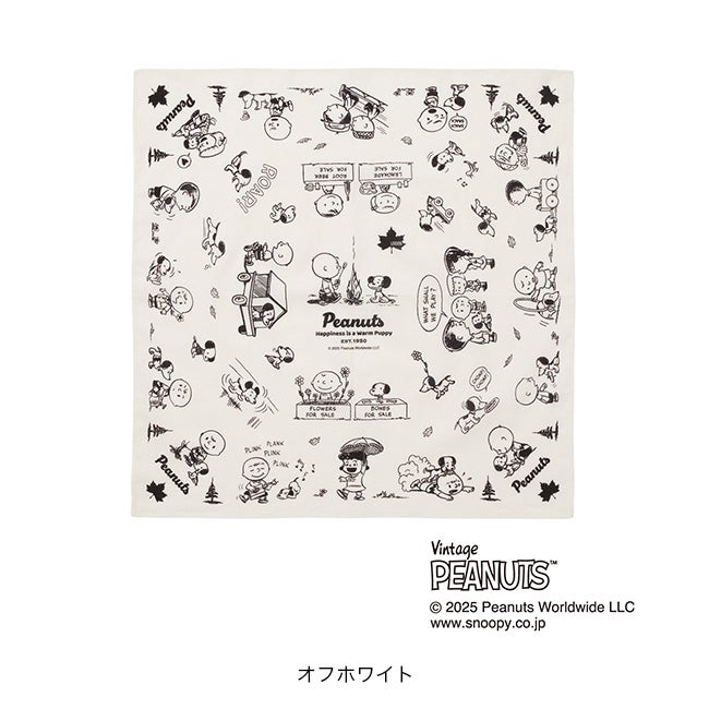 LOGOS ロゴス スヌーピー(PEANUTS 75years)バンダナ｜SUNDAY MOUNTAIN