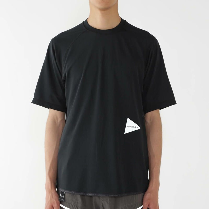 and wander アンドワンダー ドライジャージーラグランSS T