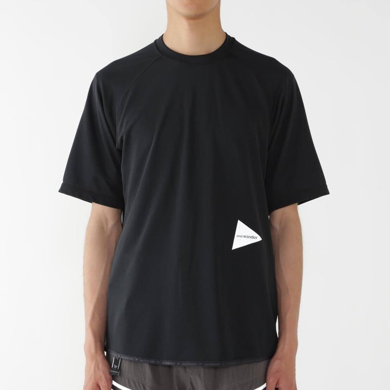 and wander アンドワンダー ドライジャージーラグランSS T
