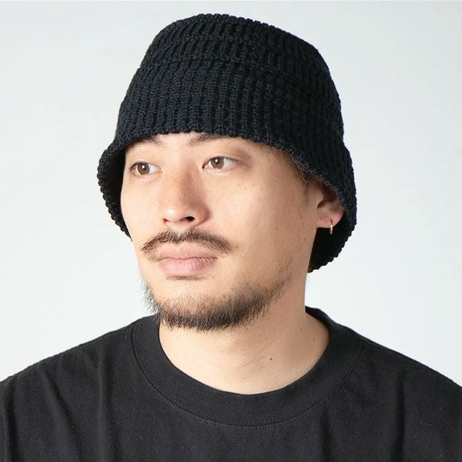 RACAL ラカル メッシュラインニットバケットハット