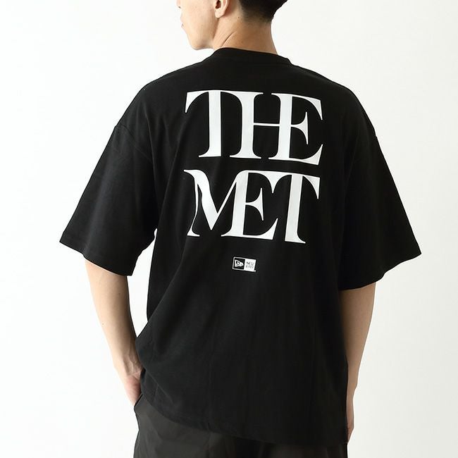 NEW ERA×THE MET ニューエラ×ザメット SSオーバーサイズドコットンTEEザメットバックロゴ