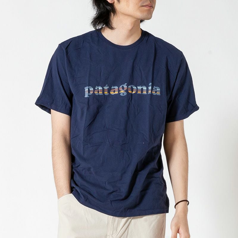patagonia パタゴニア 73テキストロゴオーガニックTシャツ メンズ