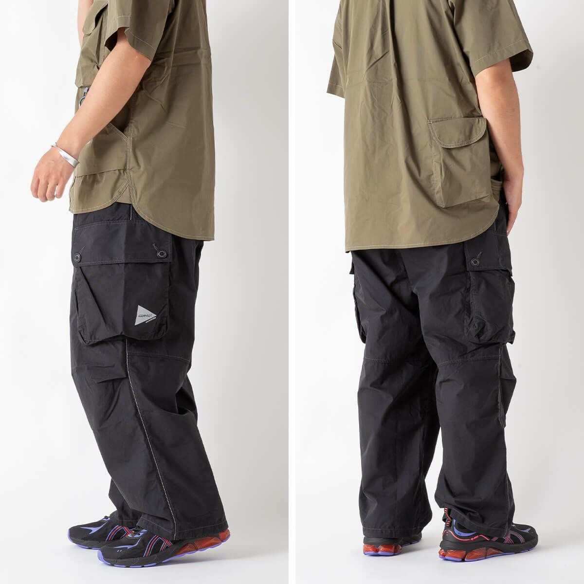 GRAMICCI×and wander グラミチ×アンドワンダー ミリタリーワイドパンツ