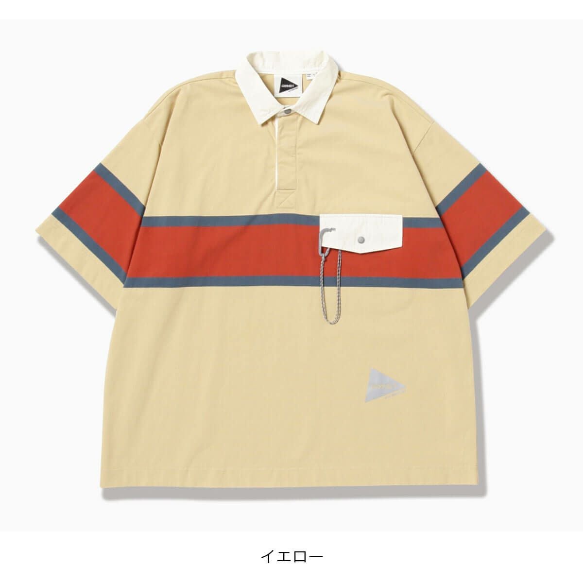 GRAMICCI×and wander グラミチ×アンドワンダー テックラグビーシャツ