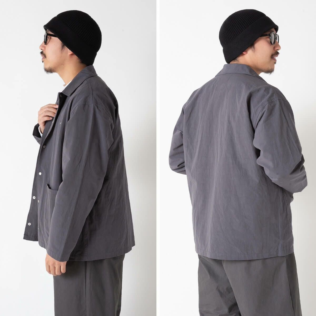 DANTON ダントン カバーオールシャツ C/Lウェザークロス メンズ