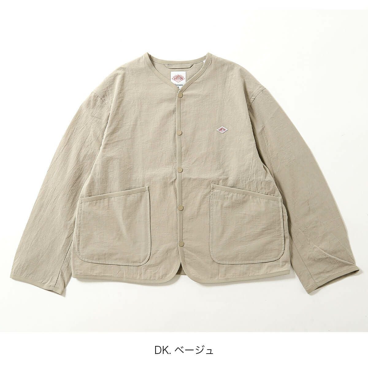 【DANTON】 ダントン カラーレスジャケットウィメンズ Sサイズ ベージュ 楽天市場】【一部SALE 30%OFF】ダントン DANTON レディース カラーレス