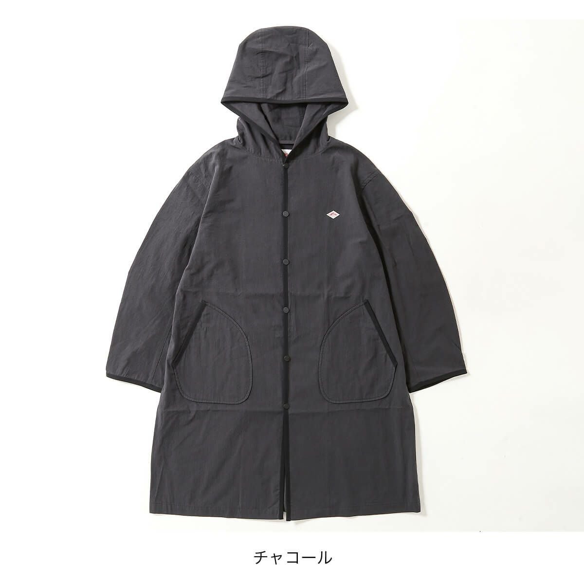 【DANTON】インサレーションフーデッドコート　チャコール　36 DANTON [ダントン] W INSULATION HOODED COAT [DT-A0526PNT