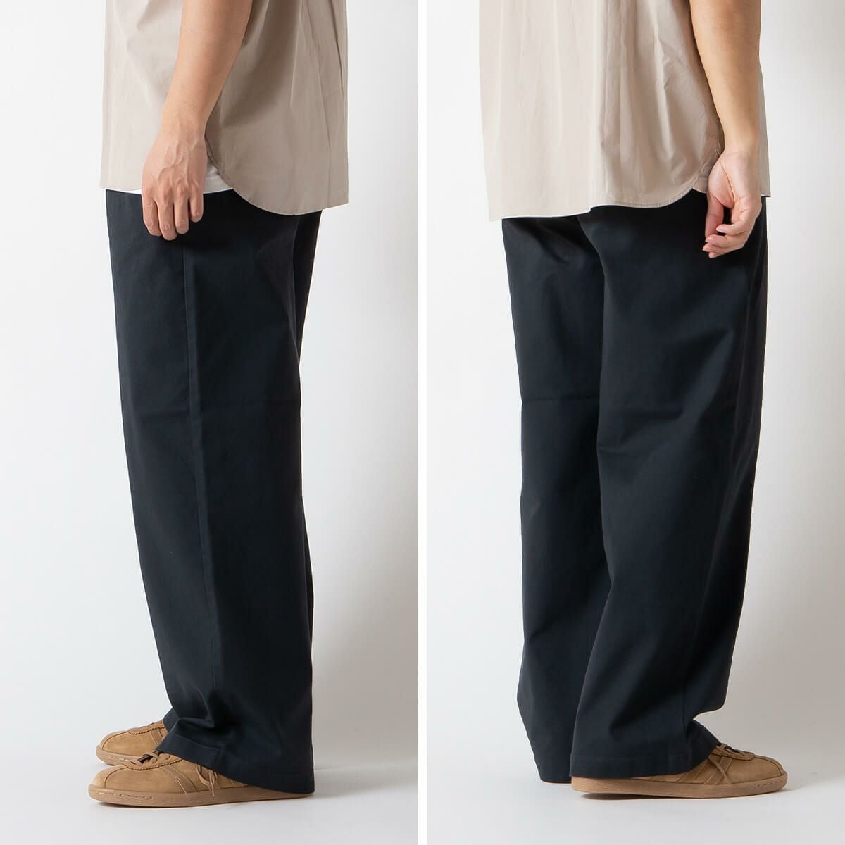 DANTON ダントン 2タックワイドパンツ メンズ｜SUNDAY MOUNTAIN