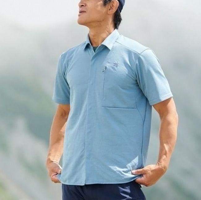 finetrack ファイントラック ラミースピンニットシャツ半袖 メンズ