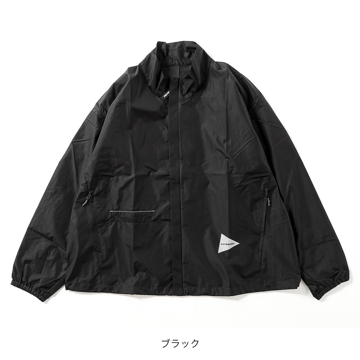 and wander アンドワンダー オーバーサイズリップジャケット｜SUNDAY