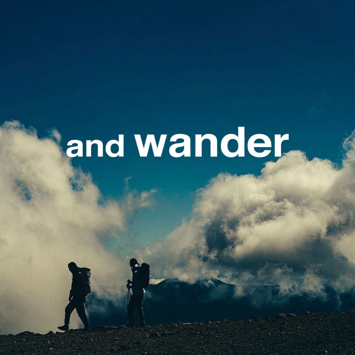and wander アンドワンダー ハイキングクラブ リバーシブルハット
