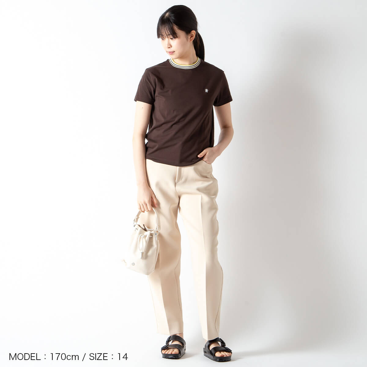 Gymphlex ジムフレックス クルーネックニットラインTシャツ コットン