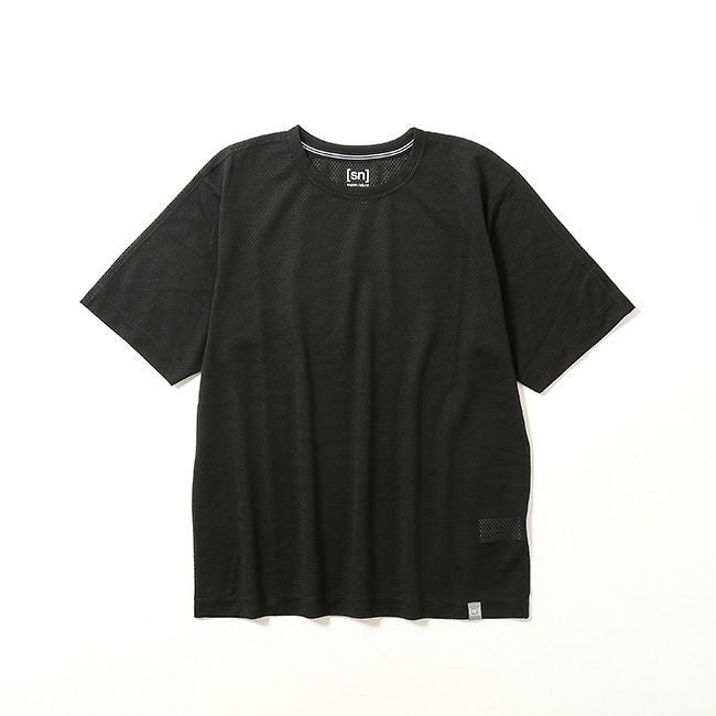 super.natural スーパーナチュラル JP135メッシュアクティブショートスリーブTシャツ ユニセックス