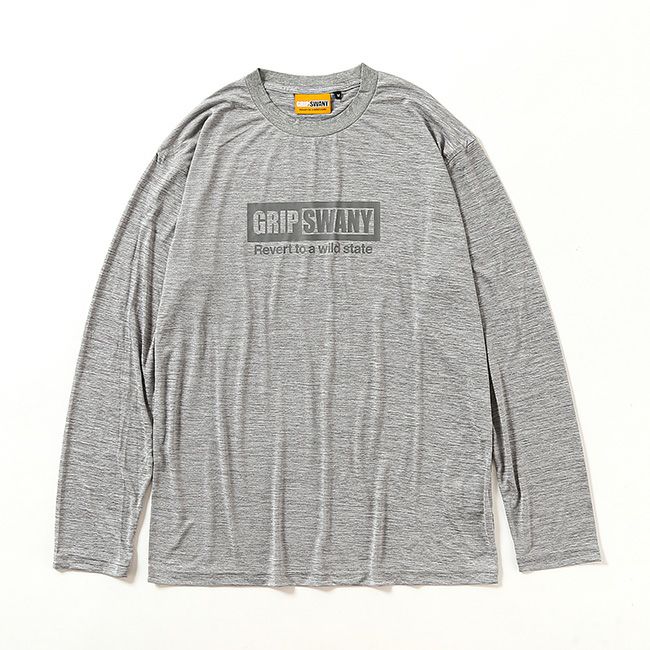 GRIP SWANY グリップスワニー ボックスロゴドライL/S TEE｜SUNDAY