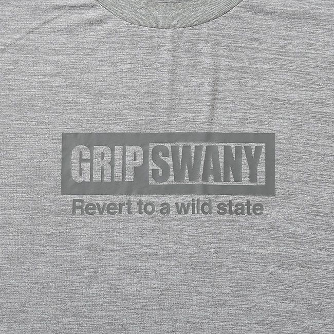 GRIP SWANY グリップスワニー ボックスロゴドライL/S TEE｜SUNDAY