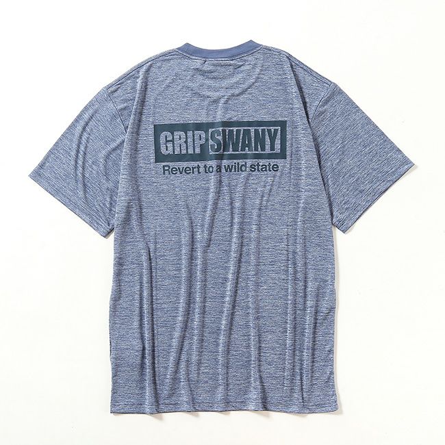 GRIP SWANY グリップスワニー ボックスロゴドライS/S TEE