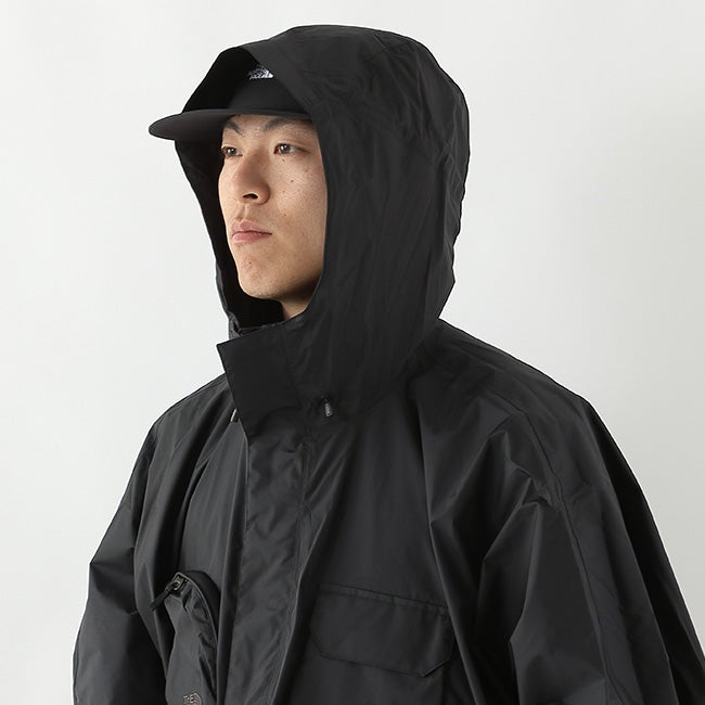 THE NORTH FACE ポンチョ 中綿 ブラック フード付き THE NORTH FACE（ザ ノースフェイス） レインコート カッパ ACCESS