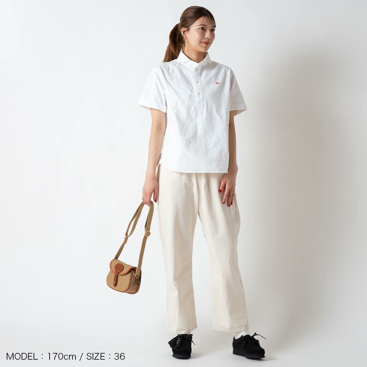 DANTON ダントン ラウンドカラーP.OシャツS/S【ウィメンズ】｜SUNDAY