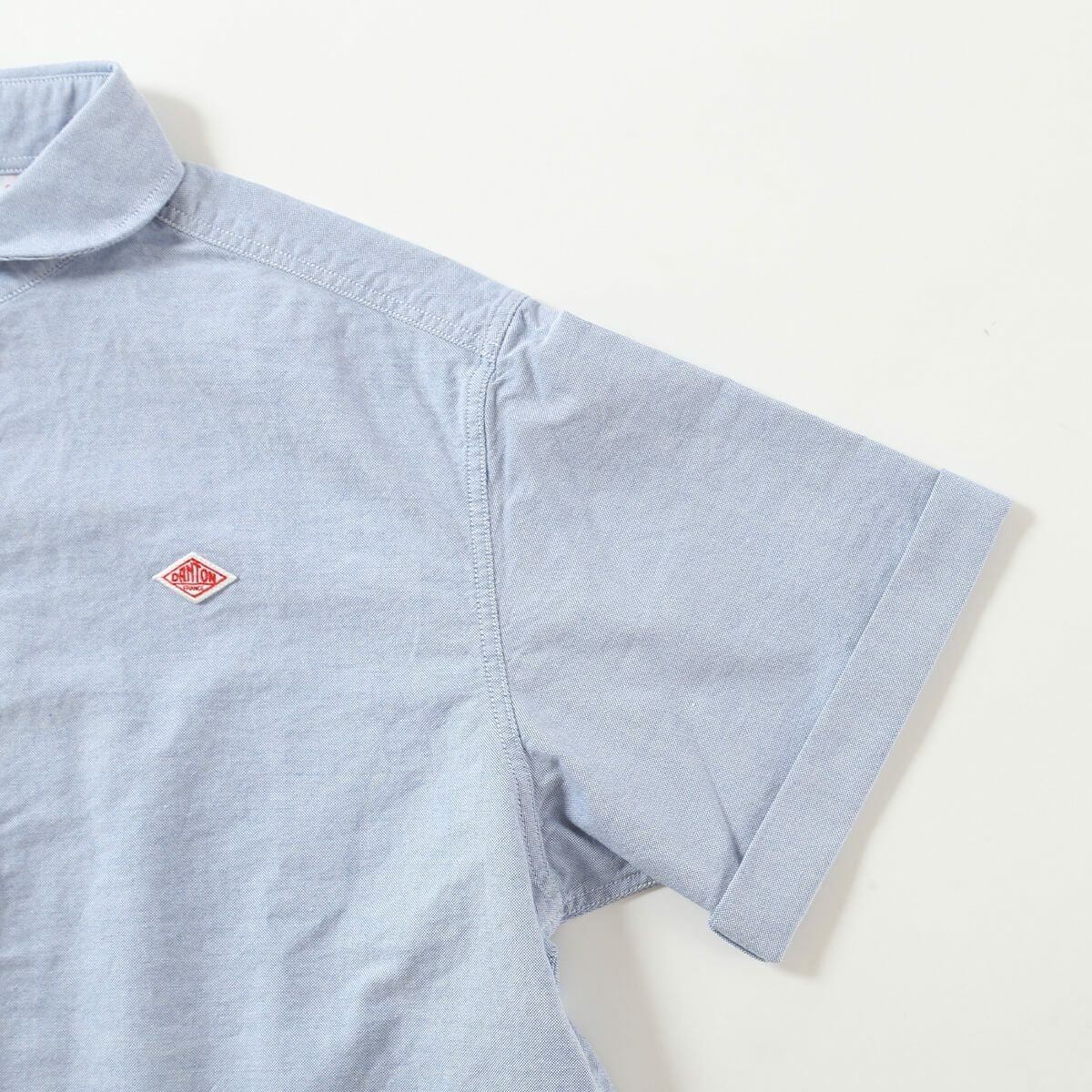 DANTON ダントン ラウンドカラーP.OシャツS/S オックスフォード