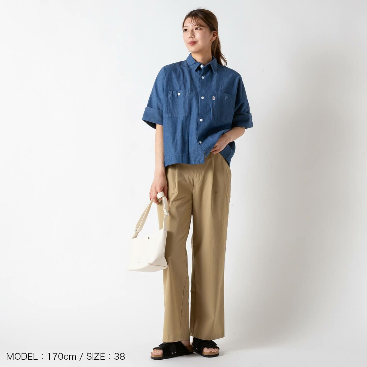 DANTON ダントン ワークシャツ 6ozシャンブレー【ウィメンズ】｜SUNDAY