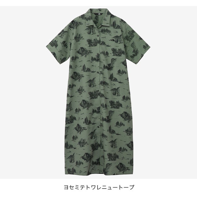 THE NORTH FACE ノースフェイス S/Sアロハベントシャツワンピース