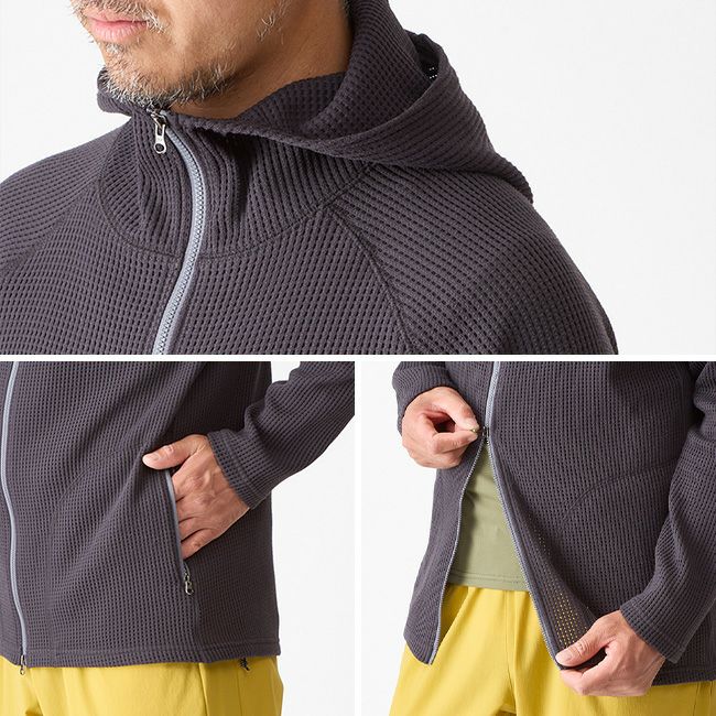 AXESQUIN アクシーズクイン ベンチレーションニットフーディー｜SUNDAY