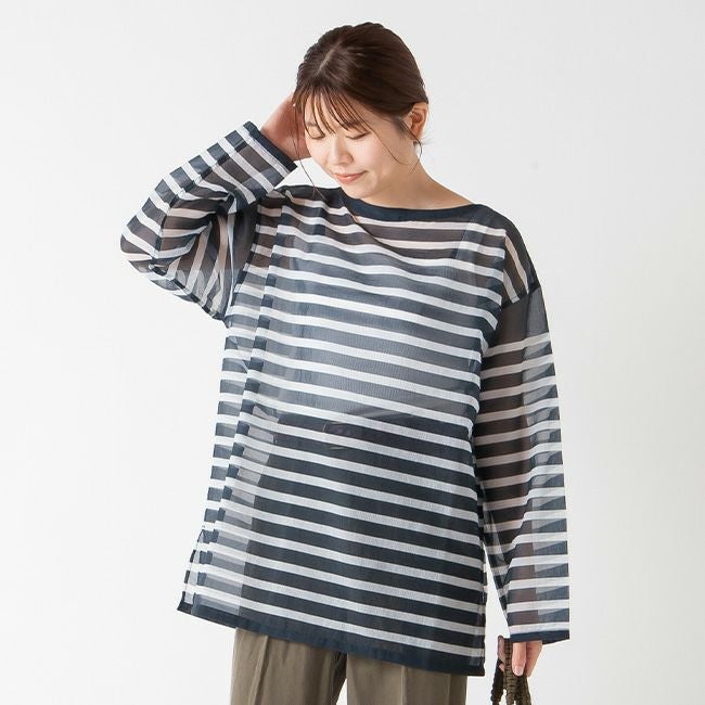 美品 マンネンロウ メッシュバスクシャツ 迷迭香 ホワイト 3 ユニセックス 迷迭香 マンネンロウ メッシュバスクシャツ｜SUNDAY MOUNTAIN