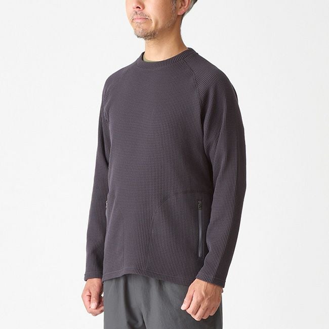 AXESQUIN アクシーズクイン ベンチレーションニットLS Tee｜SUNDAY