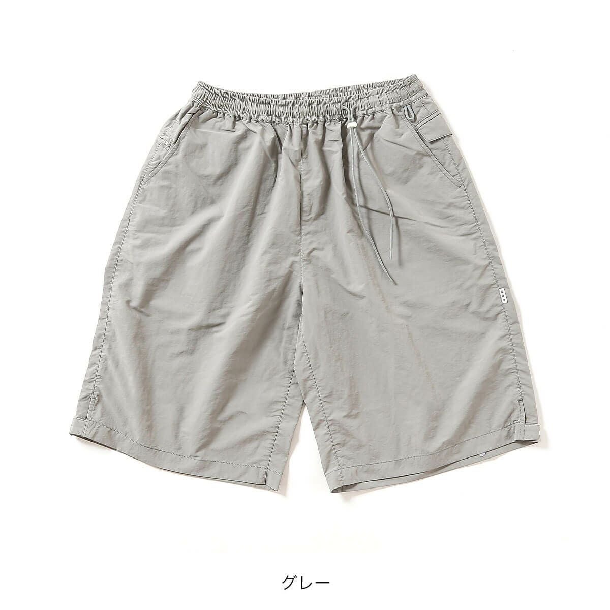 迷迭香 マンネンロウ ナイロンハーベストルーズショーツ｜SUNDAY