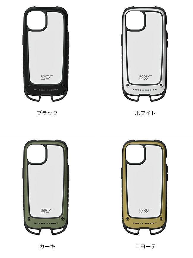 ROOT CO. iPhoneケース＋ネックショルダー 楽天市場】ルートコー グラビティショックレジストケース +Hold