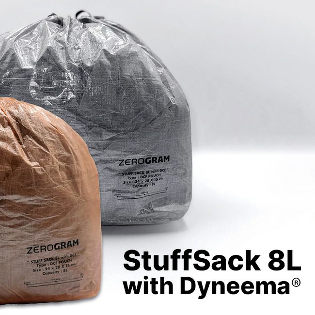ZEROGRAM ゼログラム ダイニーマ スタッフサック8L｜SUNDAY MOUNTAIN