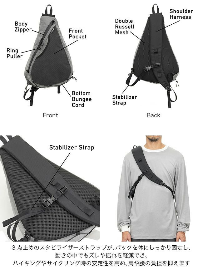 RIDGE MOUNTAIN GEAR リッジマウンテンギア サッシュパック｜SUNDAY