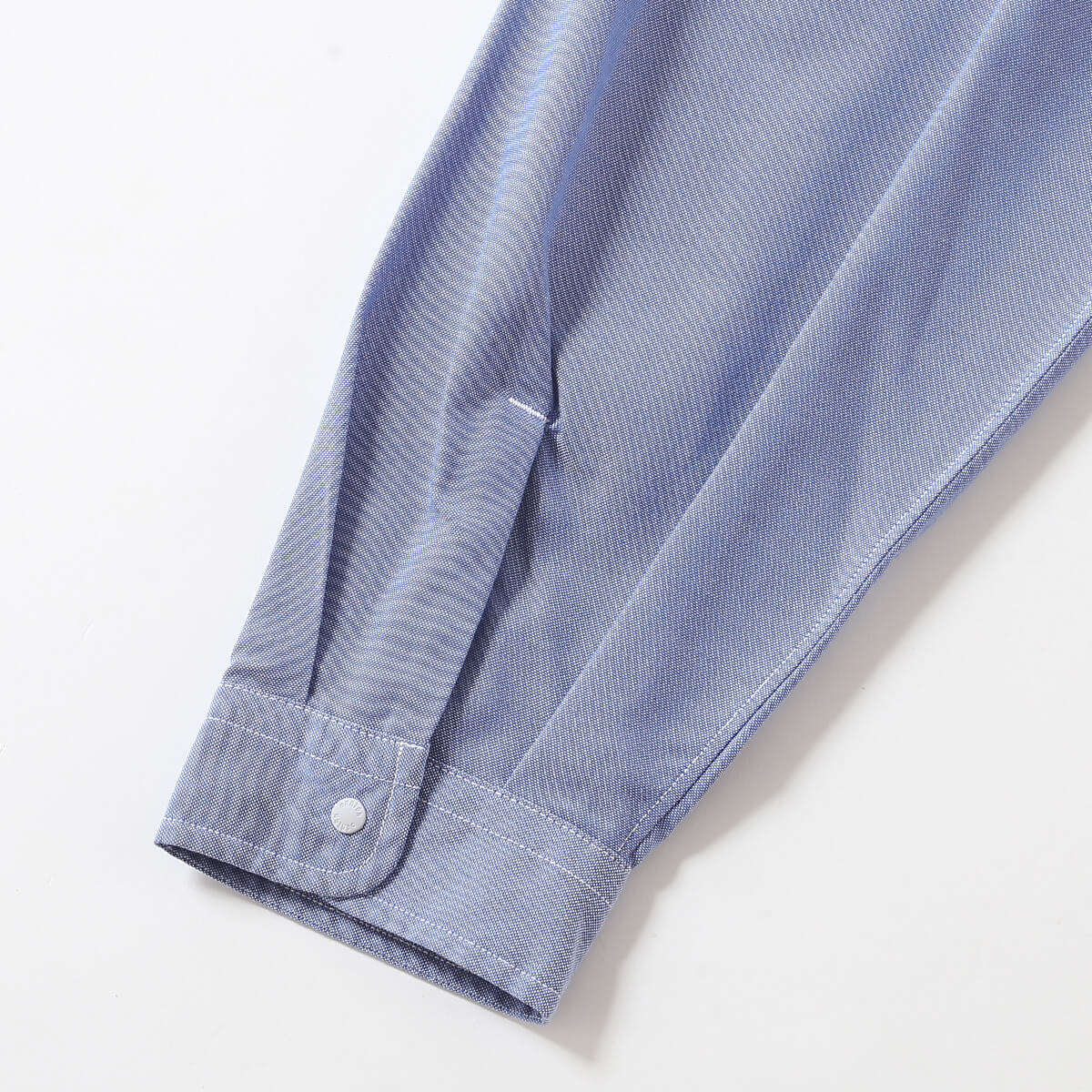 DANTON ダントン ドットボタンレギュラーカラーシャツL/S ポリエステル