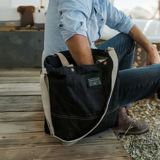 BAREBONES ベアボーンズ ニーラムマーケットトートデニム