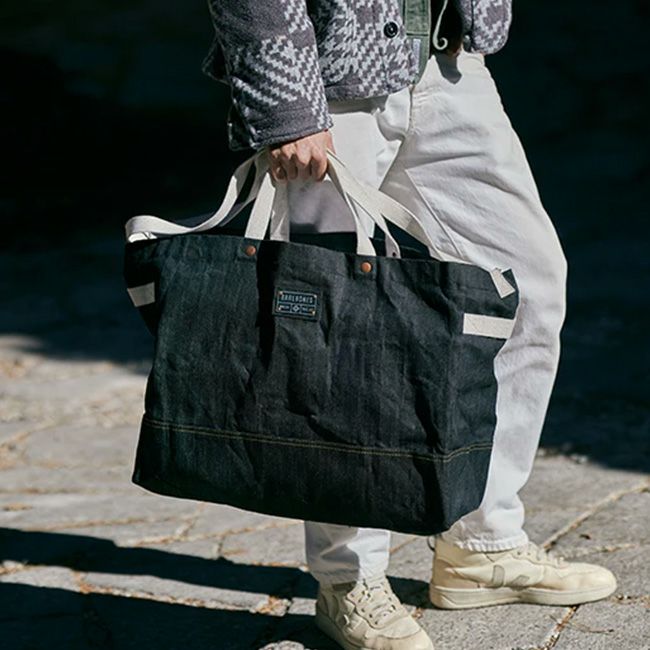 BAREBONES ベアボーンズ ニーラムジャイアントトートデニム