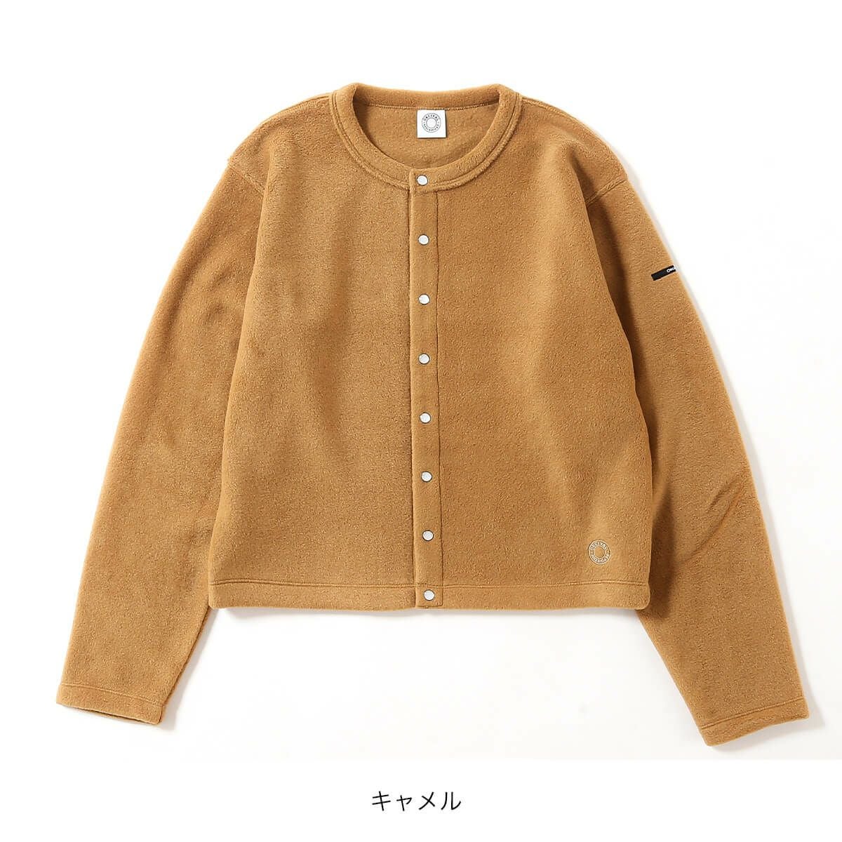 ORCIVAL オーシバル クルーネックカーディガン フリース【ウィメンズ