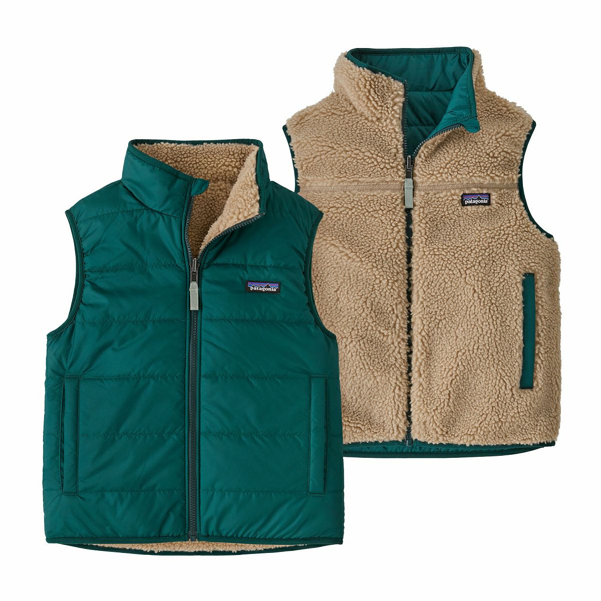 patagonia パタゴニア リバーシブルレディフレディベスト【キッズ
