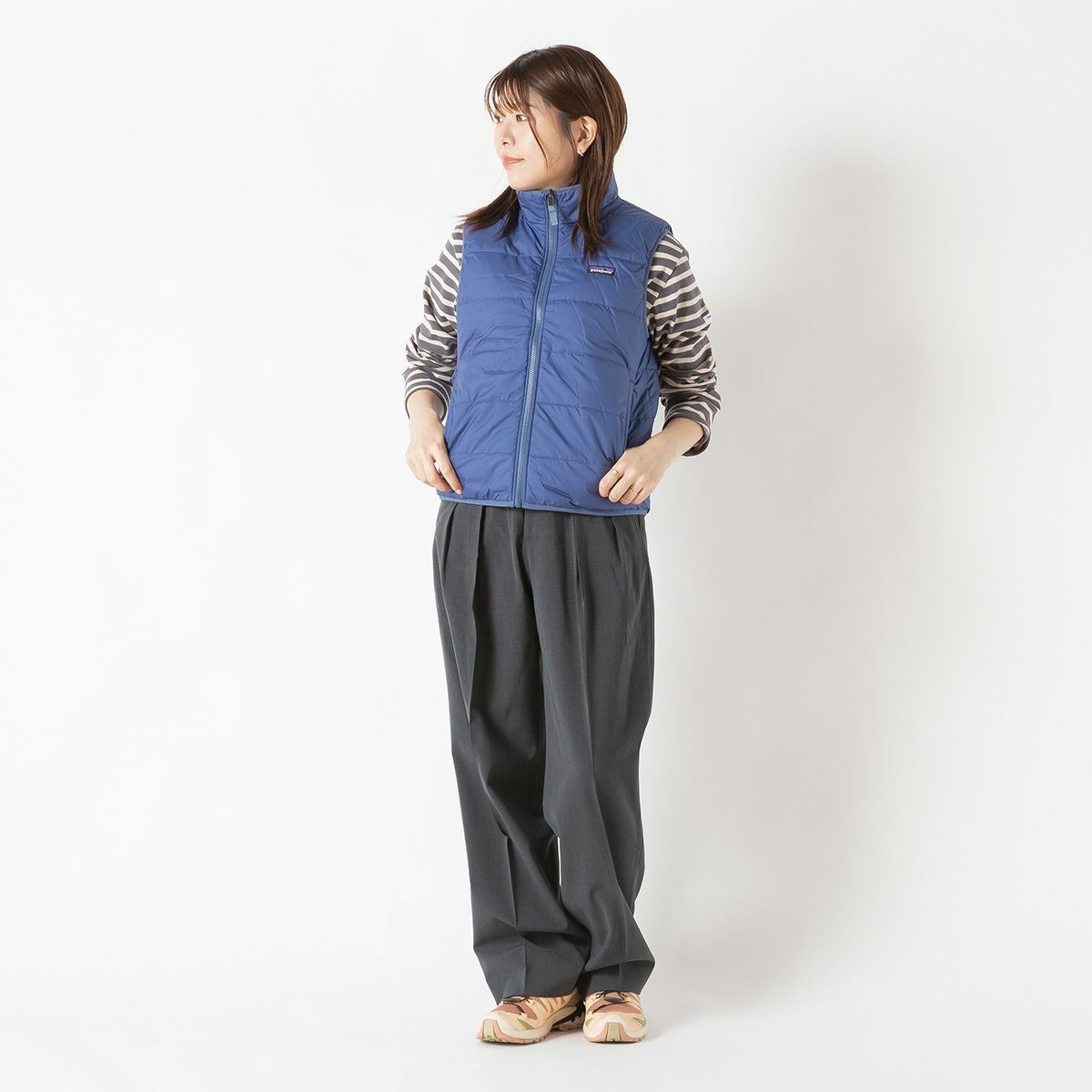 patagonia パタゴニア リバーシブルレディフレディベスト【キッズ