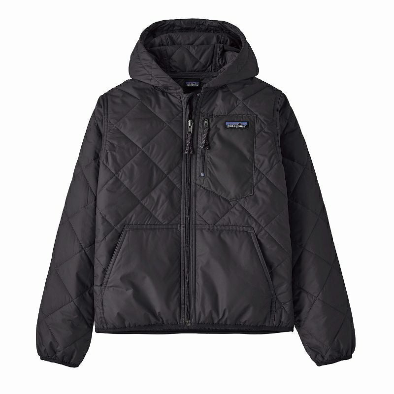 patagonia パタゴニア ダイアモンドキルテッドフーディ【キッズ