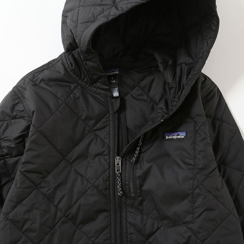 patagonia パタゴニア ダイアモンドキルテッドフーディ【キッズ