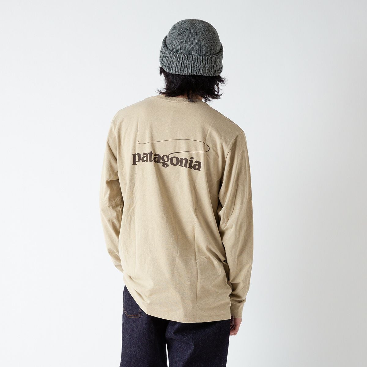 patagonia パタゴニア L/SキャスティングロゴレスポンシビリTee メンズ