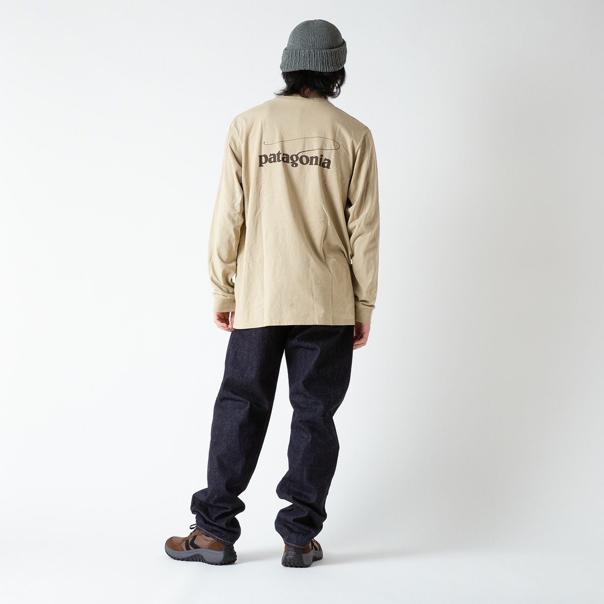 patagonia パタゴニア L/SキャスティングロゴレスポンシビリTee メンズ