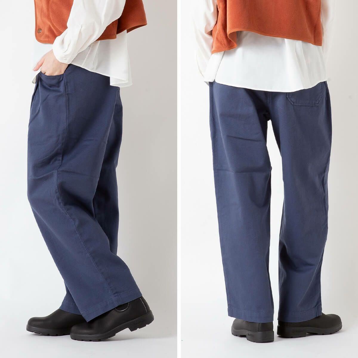 DANTON ダントン タックパンツ 10/-ルーズチノ【ウィメンズ】｜SUNDAY