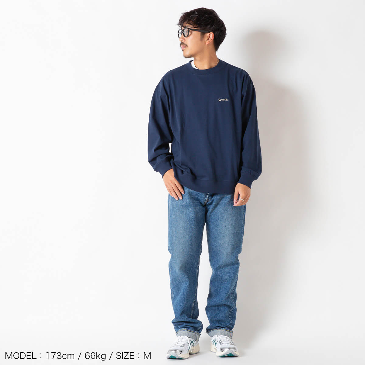 Gymphlex ジムフレックス クルーネックP.O. 16/-コットンジャージー