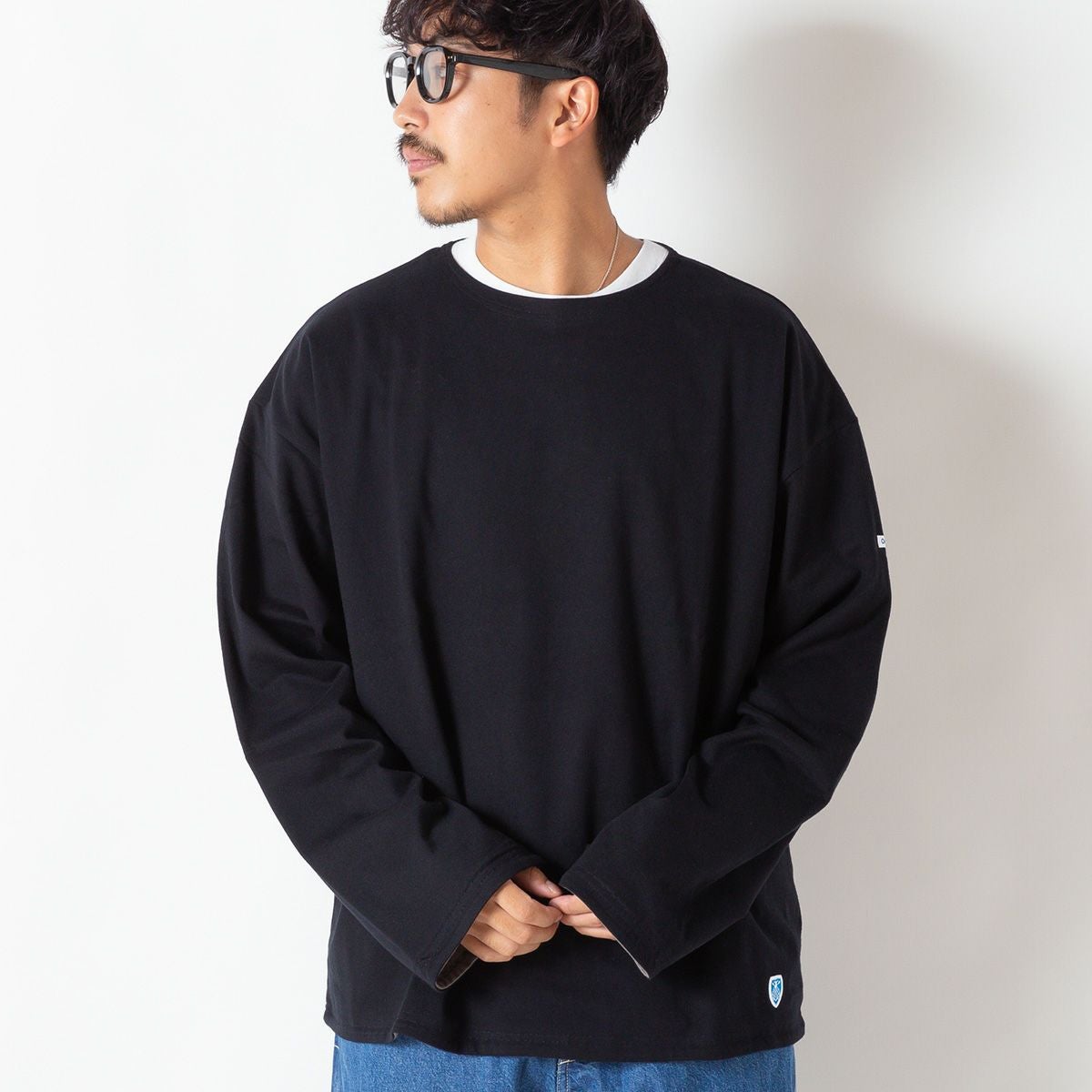 ORCIVAL オーシバル ボートネックL/Sプルオーバー 40/2 クラシック