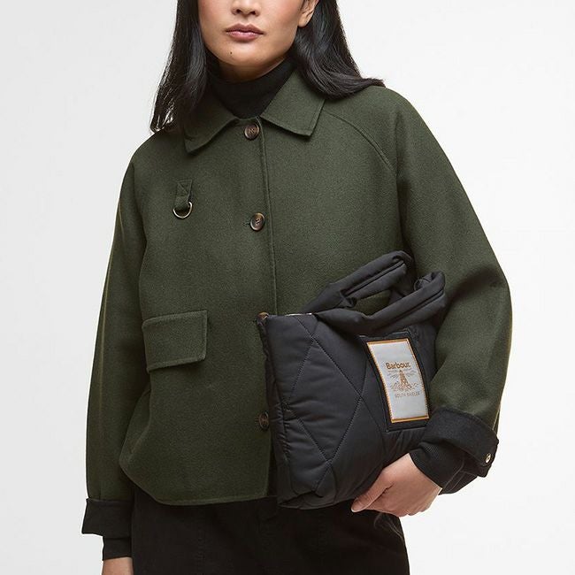Barbour バブアー マライアミニキルテッドトートバッグ｜SUNDAY