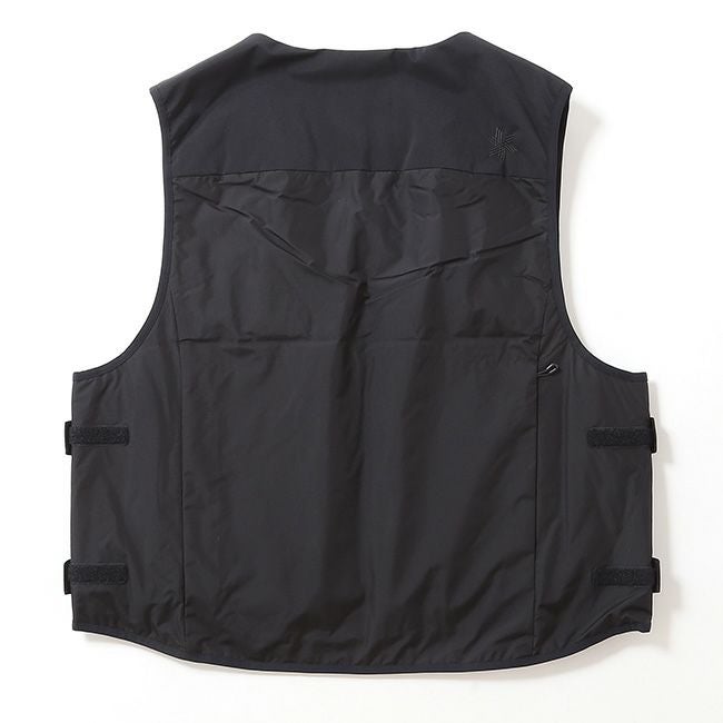 Goldwin スポーツベスト 多ポケット ブラック M 桑和 [STUD'S] S8816 CORDURA(R)縦横ストレッチマルチポケットベスト