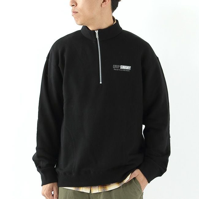 GRIP SWANY グリップスワニー GSスウェットハーフジップ