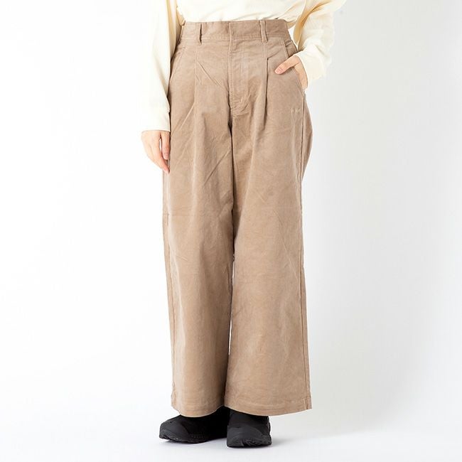 GRIP SWANY グリップスワニー コーデュロイストレッチワイドパンツ【ウィメンズ】